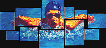 prima immagine: il nuotatore